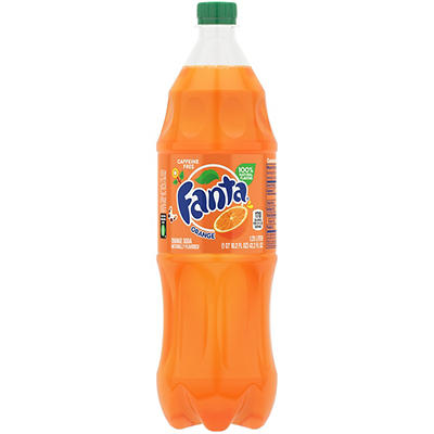 Fanta Orange Soda Fruit Flavored Soft Drink, 1.25 Liters