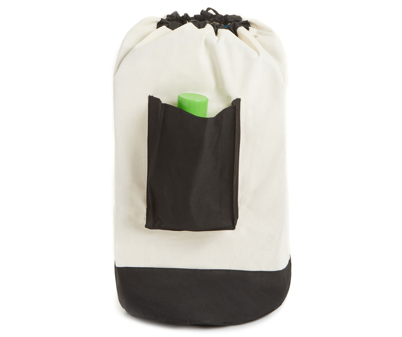 Laundry Bag with Push Lock Drawstring - Canvas