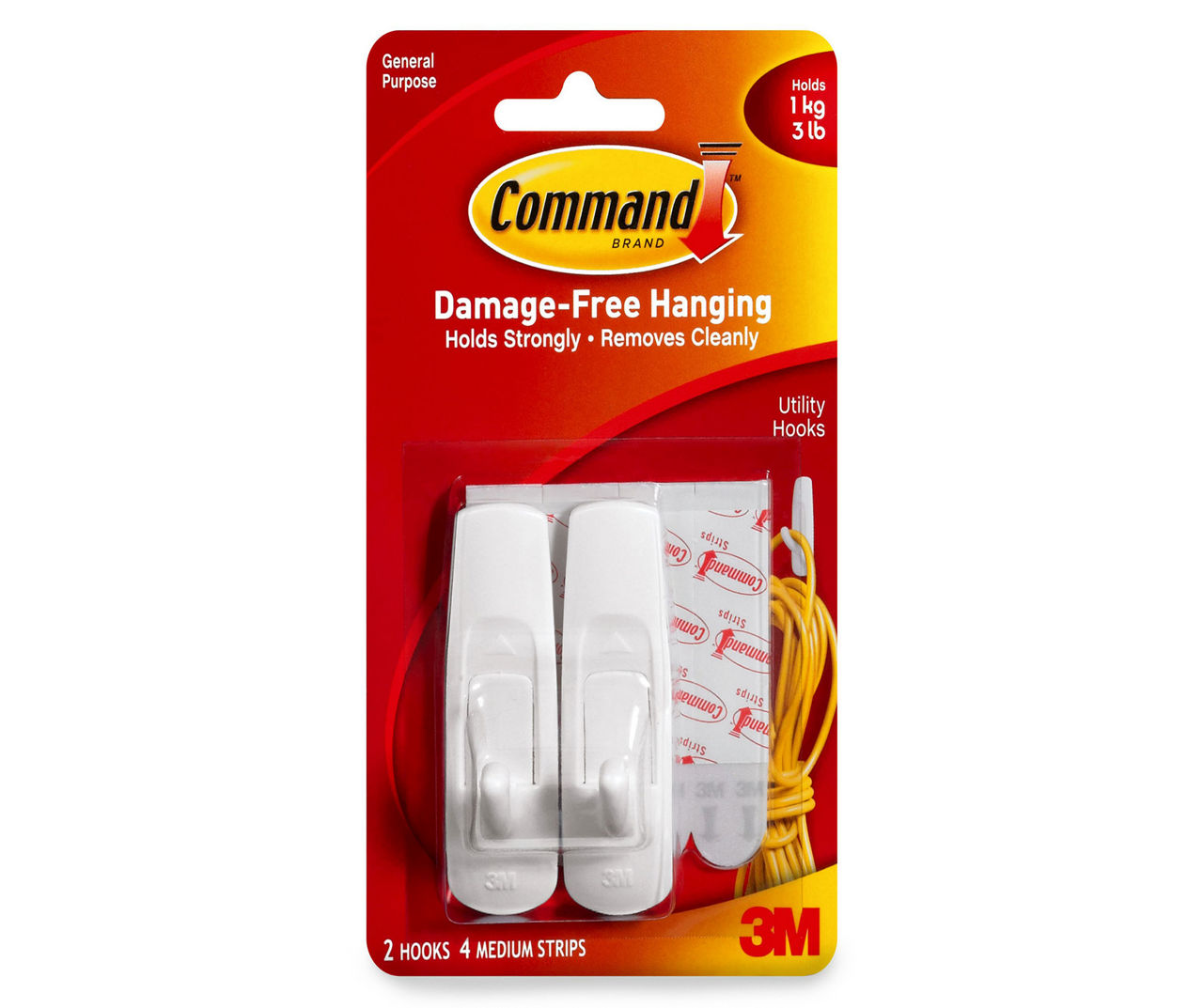 3M 17003 Command™ Hooks Value Pack - Large S-19605 - Uline