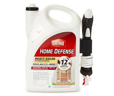 Home Defense Indoor & Perimeter Insect Killer with Sprayer, 1.33 Gallon