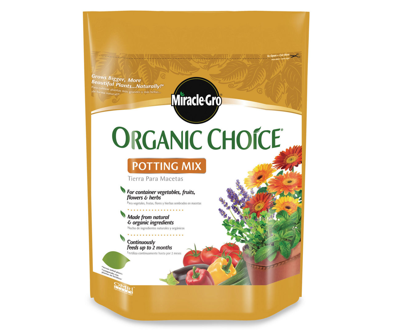 Miracle Gro Organic Choice Potting Mix 8 Quarts Big Lots