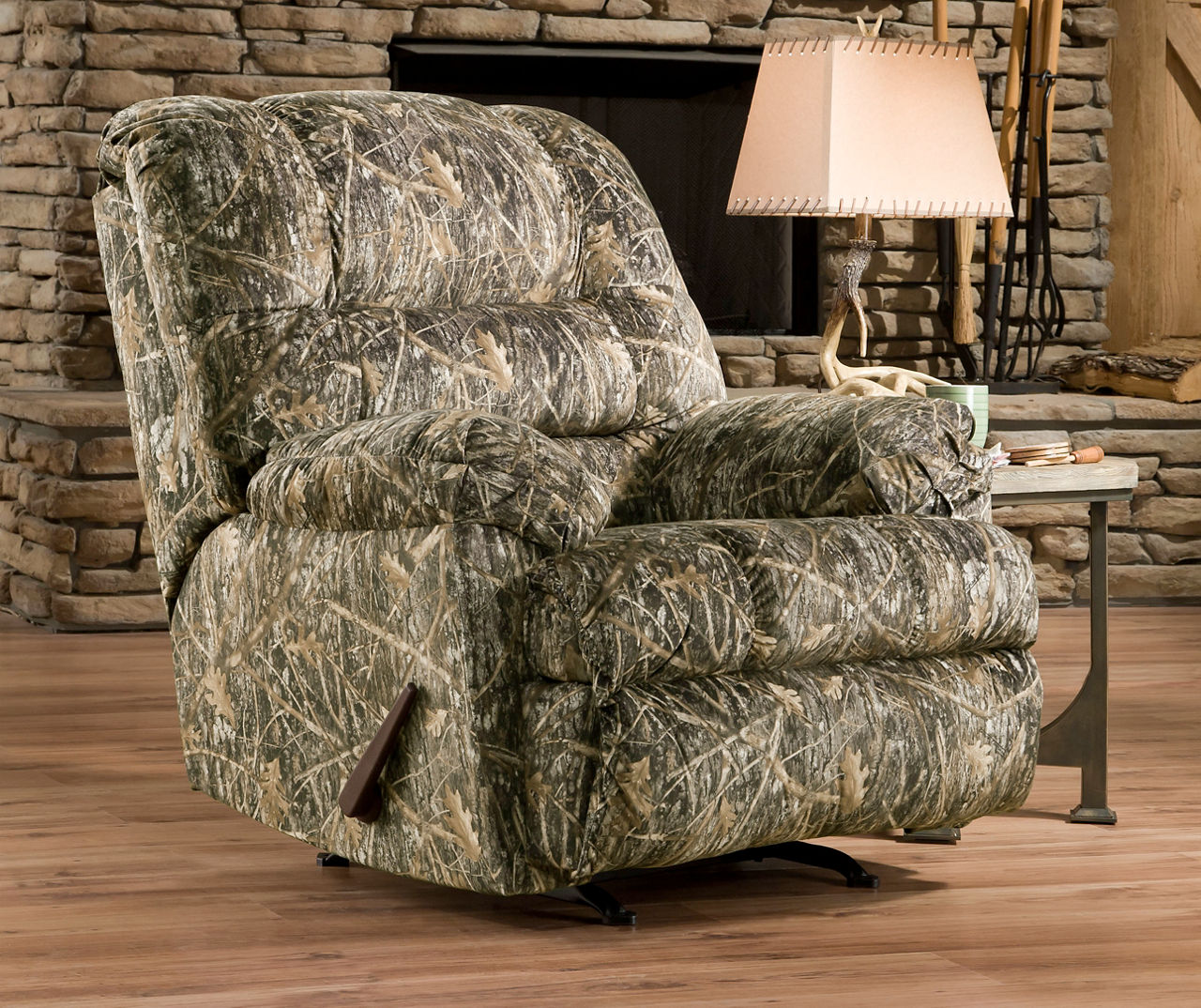 Simmons camouflage store rocker recliner