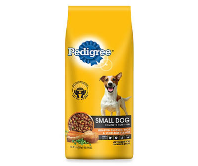 Pedigree Adult Small Dog Complete Nutrition Roasted Chicken, Rice & Vegetable Flavor Food for Dogs 3.5 lb