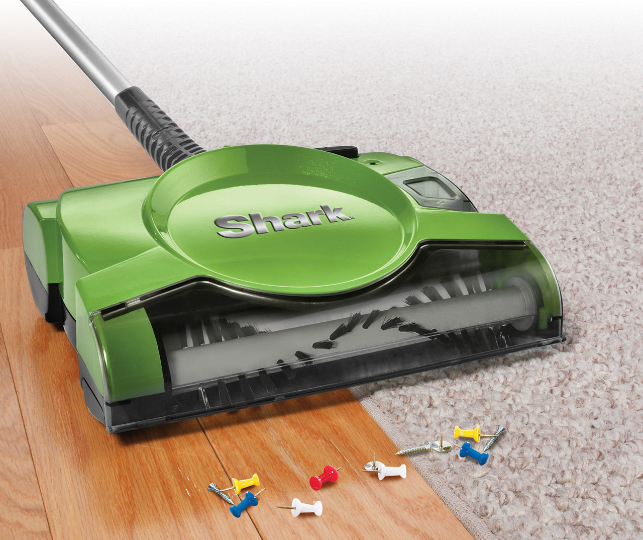  Shark 12inch Rechargeable Floor & Carpet Sweeper, V2945Z