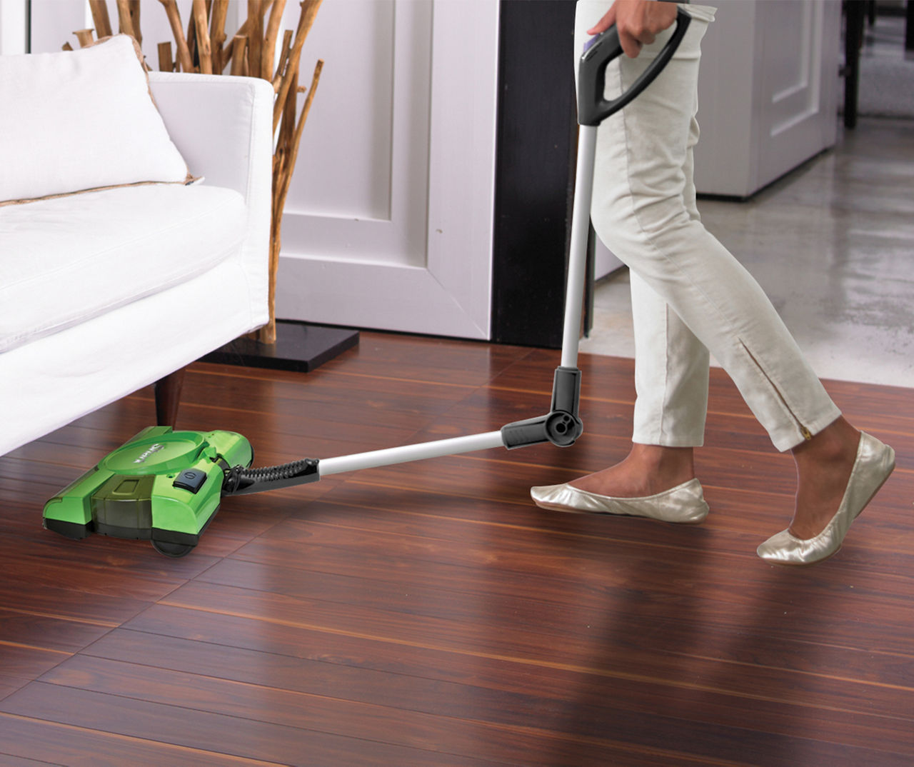  Shark 12inch Rechargeable Floor & Carpet Sweeper, V2945Z
