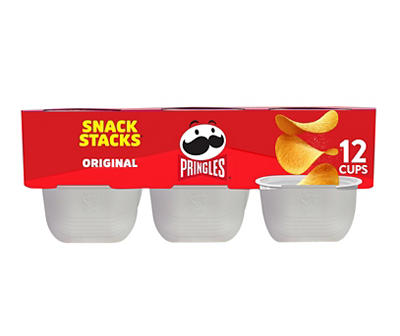 Pringles Potato Crisps Chips, Original, 8 oz, 12 Count