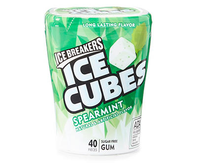 Spearmint Ice Cubes Gum, 40-Piece