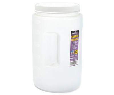 3 QT CANISTER WITH WHITE LIDS