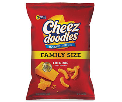 WISE FAMILY SIZE CHEESE DOODLES 15 OZ