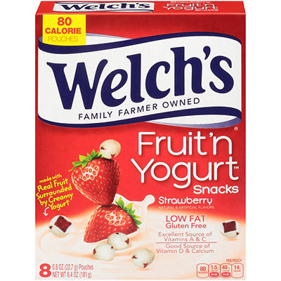 Welch's Strawberry Fruit 'n Yogurt Snacks 8-0.8 oz. Pouches