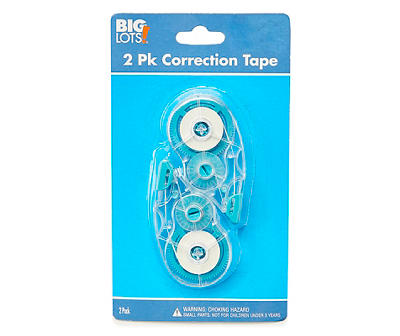Correction Tape, 2-Pack