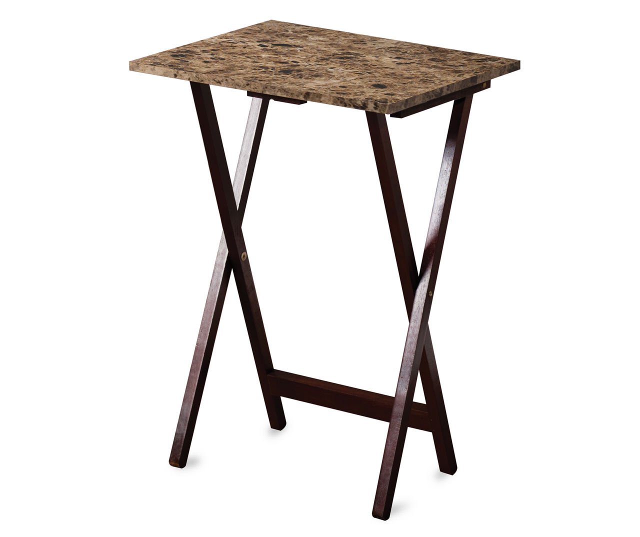 Stone Brown Tray Table Big Lots