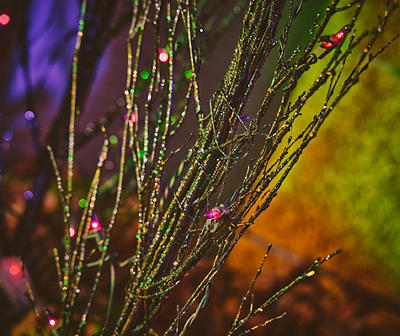 Purple 3-Piece Light-Up Twig Tree Set