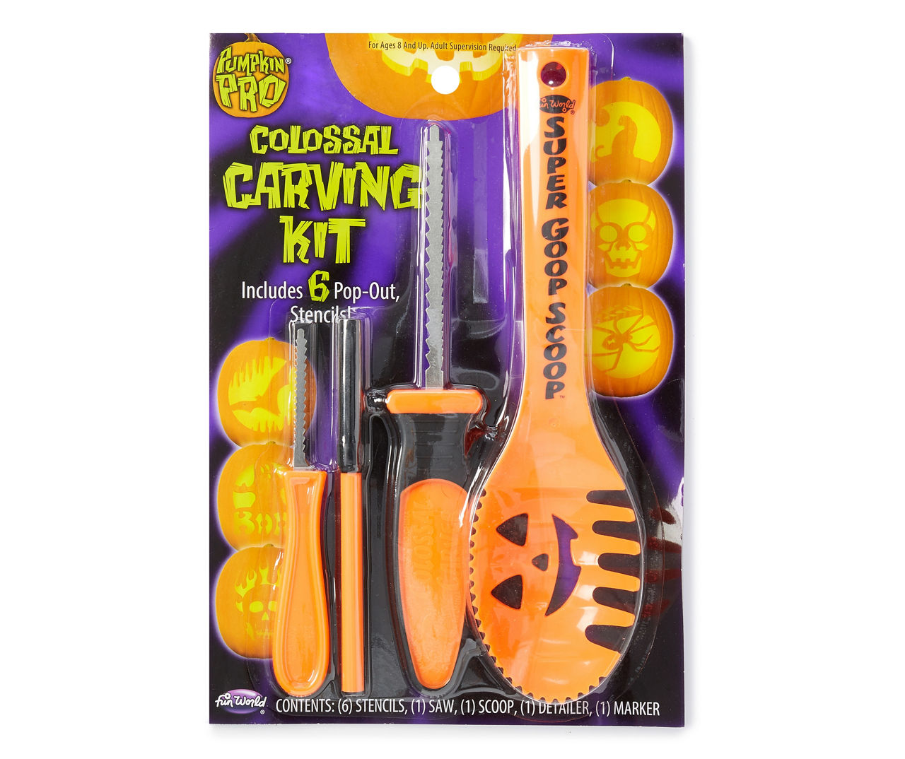 Colossal 10-Piece Pumpkin Carving Kit