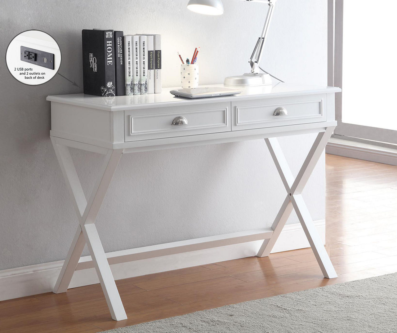 Big lots deals gray desk