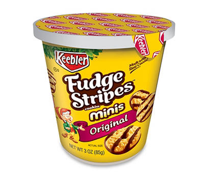 Keebler? Fudge Stripes? Minis Original Cookies 3 oz. Cup