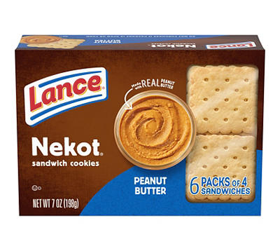Nekot Peanut Butter Cookies, 4-Pack