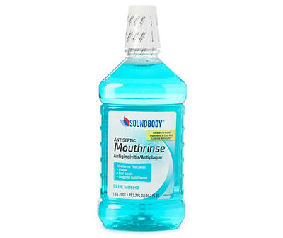 Blue Mint Mouthwash, 1.5 L