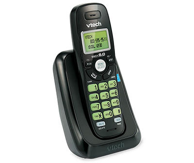 Vtech Black Cordless Telephone with Caller ID side view two