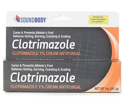 Clotrimazole 1% Antifungal Cream, 1 Oz.