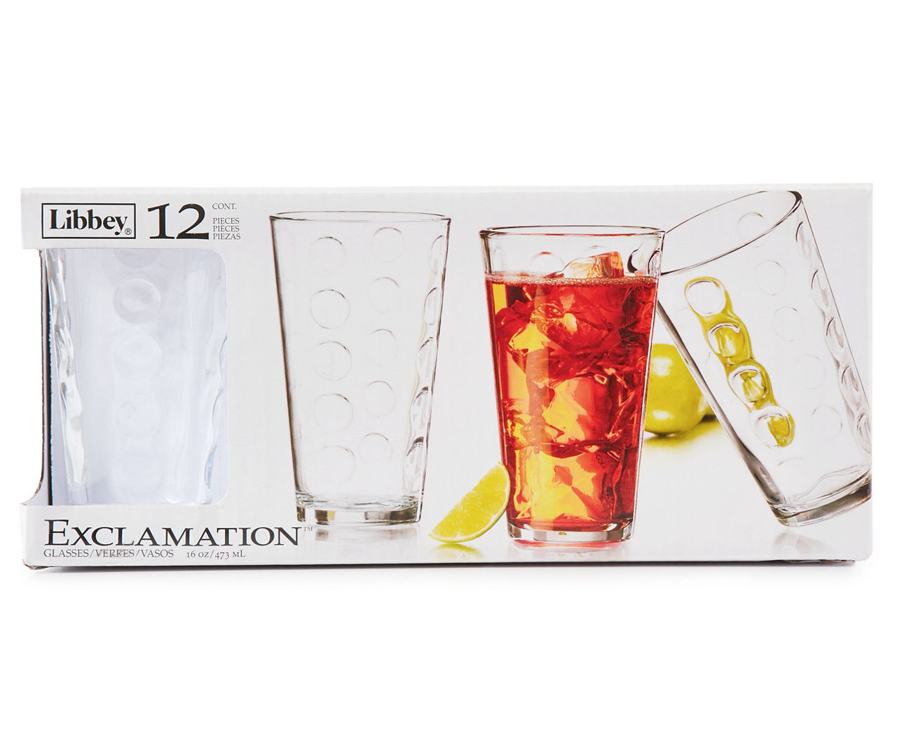 Drinking Glasses Set Of 16 - By Home Essentials