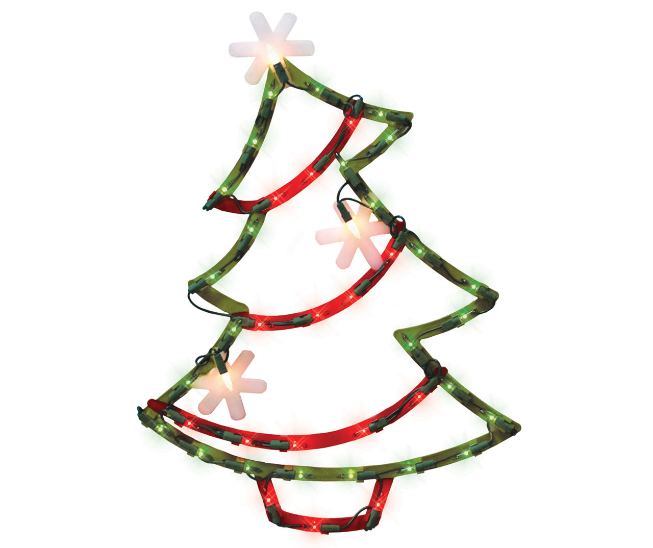 LightUp Christmas Tree Window Art Big Lots