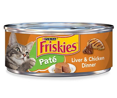 Purina Friskies Pate Wet Cat Food, Liver & Chicken Dinner
