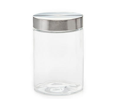 6.5" Round Glass Canister