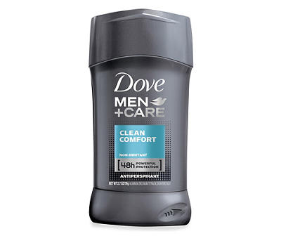 Dove Men+Care Clean Comfort Antiperspirant Deodorant Stick 2.7 oz