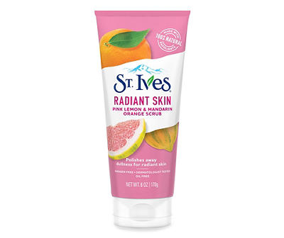 St Ives Radiant Skin Pink Lemon and Mandarin Orange Face Scrub 6 oz
