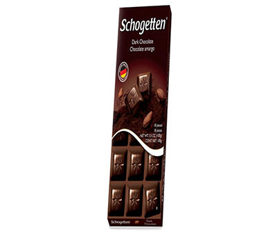 SCHOGETTEN DARK CHOCOLATE BAR 3.5 OZ