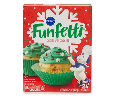 Funfetti Holiday Cake Mix with Candy Bits, 15.25 Oz.