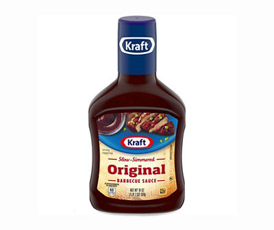 Kraft Original Slow-Simmered Barbecue Sauce and Dip, 18 oz Bottle