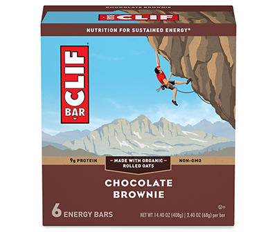 CLIF Bar� Chocolate Brownie Energy Bars 6-2.4 oz. Bars