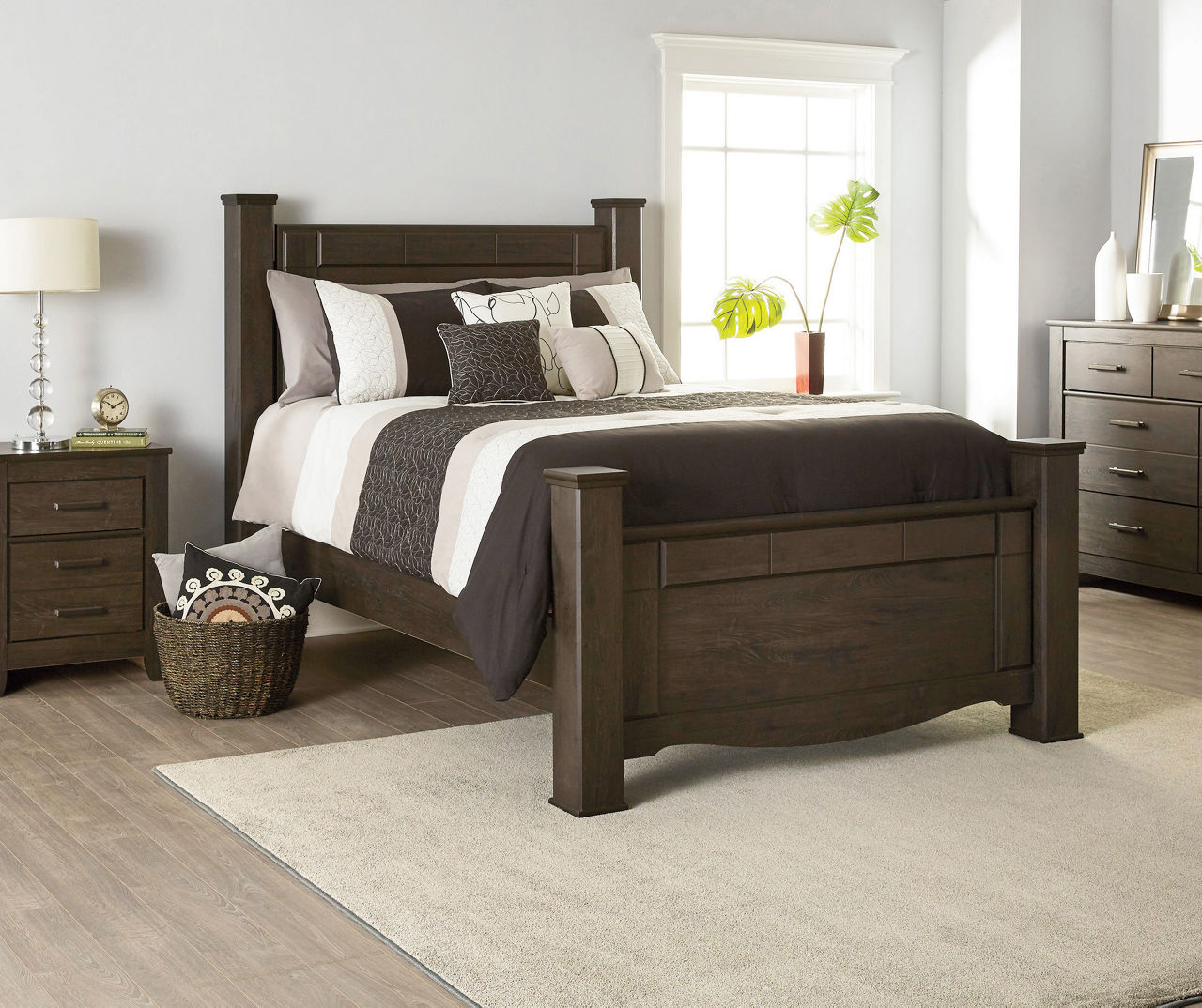 Queen bed online frame big lots