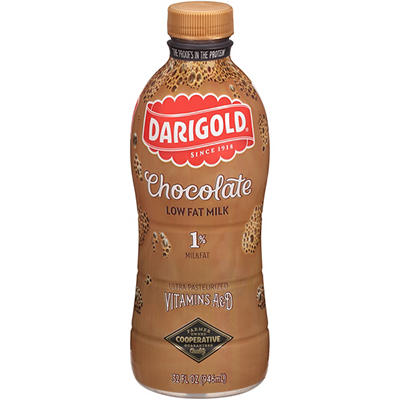 Darigold Chocolate Low Fat Milk 32 fl. oz. Bottle