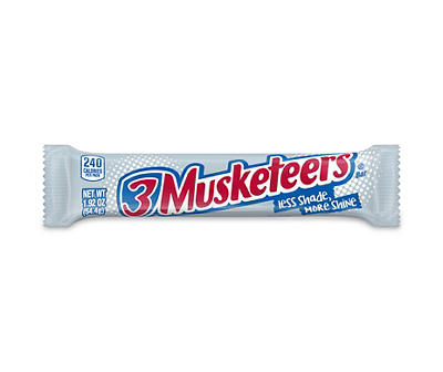 3 MUSKETEERS Candy Milk Chocolate Bar, Full Size, 1.92 oz