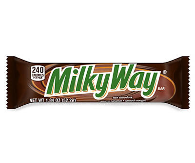 MILKY WAY Milk Chocolate Candy Bar, Full Size, 1.84 oz Bar
