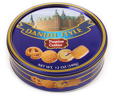 Danish Style Butter Flavored Cookies, 12 Oz.