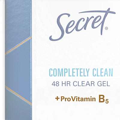 Secret Clinical Strength Clear Gel Antiperspirant and Deodorant, Completely Clean, 1.6 oz
