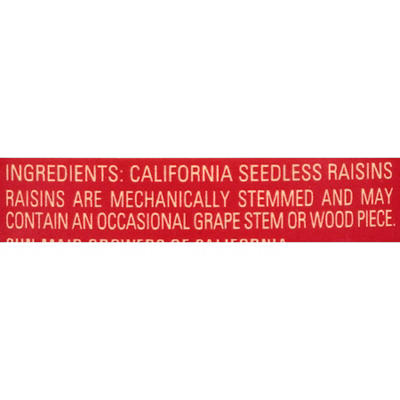 Sun-Maid California Sun-Dried Raisins 13 oz