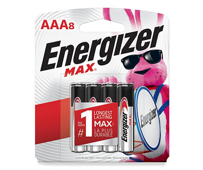 Max AAA Batteries, 8-Count