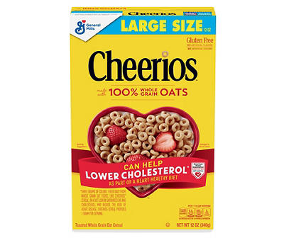 Toasted Whole Grain Oat Cereal, 12 Oz.