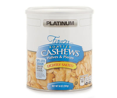 Cashews Halves and Pieces, Lightly Salted, 14 Oz.