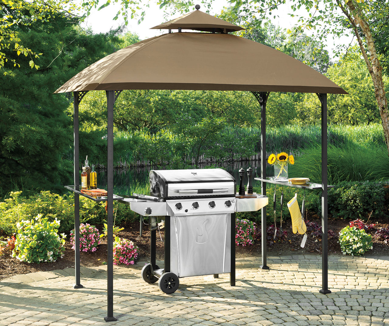 donor kranium har taget fejl Wilson & Fisher Windsor Grill Gazebo, (8' x 5') | Big Lots