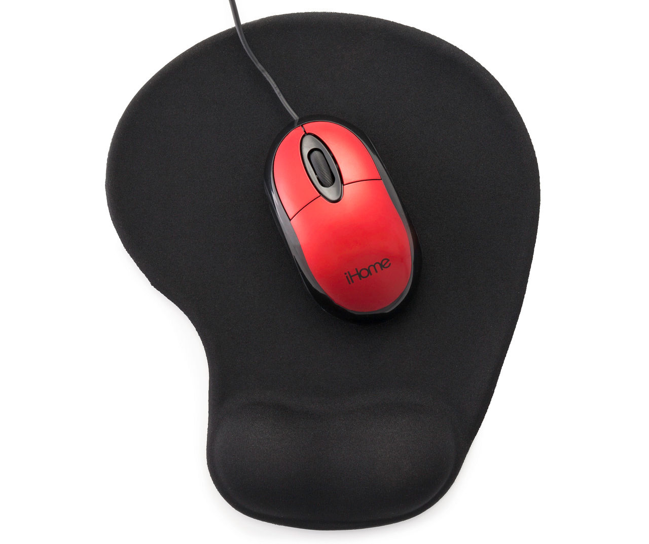 iHome Red Optical Wired Mouse & Gel Pad Big Lots