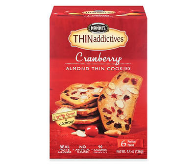 Nonni's Thinaddictives Cranberry Almond Thin Cookies 4.4 oz. Box
