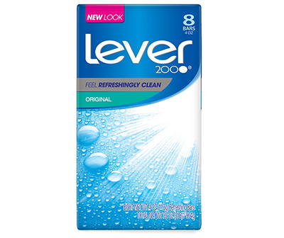 Lever 2000 Original Bar Soap 4 oz, 8 Bar