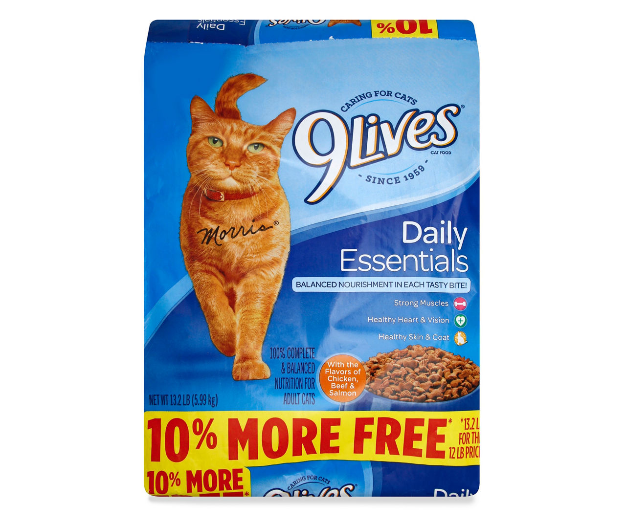 9 Lives Daily Essentials Dry Cat Food, 13.2 Lbs.