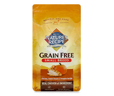 Grain-Free Chicken, Sweet Potato & Pumpkin Recipe for Small Breed, 4 Lbs.